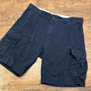 Polo Ralph Lauren Cargo Shorts Mens Sz 40 Navy Blue Relaxed Fit Golf Casual